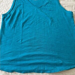 CHICO’s Women's Turquoise Blue Sleeveless Tank Top